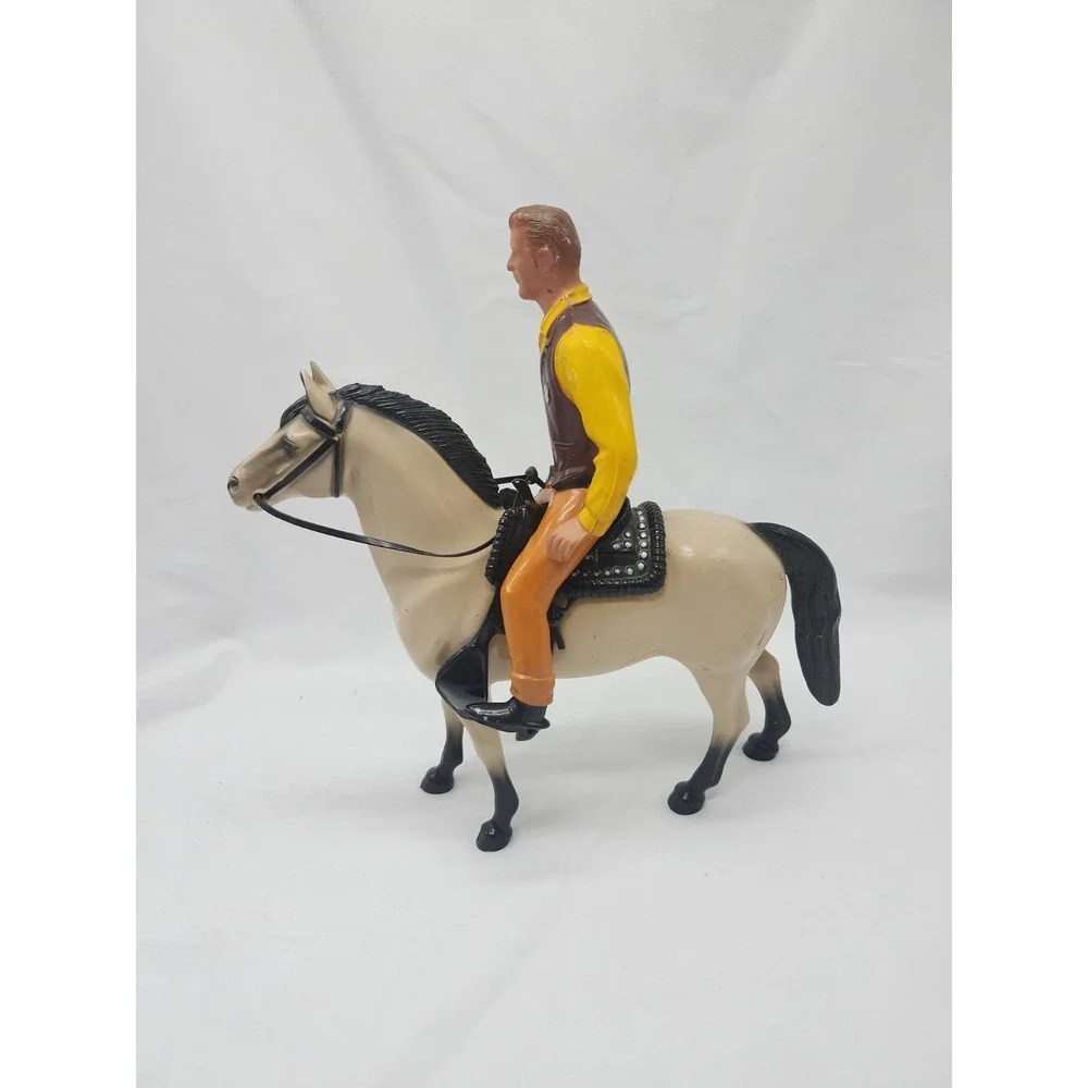 Vintage 1950's HARTLAND MARSHAL Matt Dillon GUNSMOKE W/ Horse And Saddle